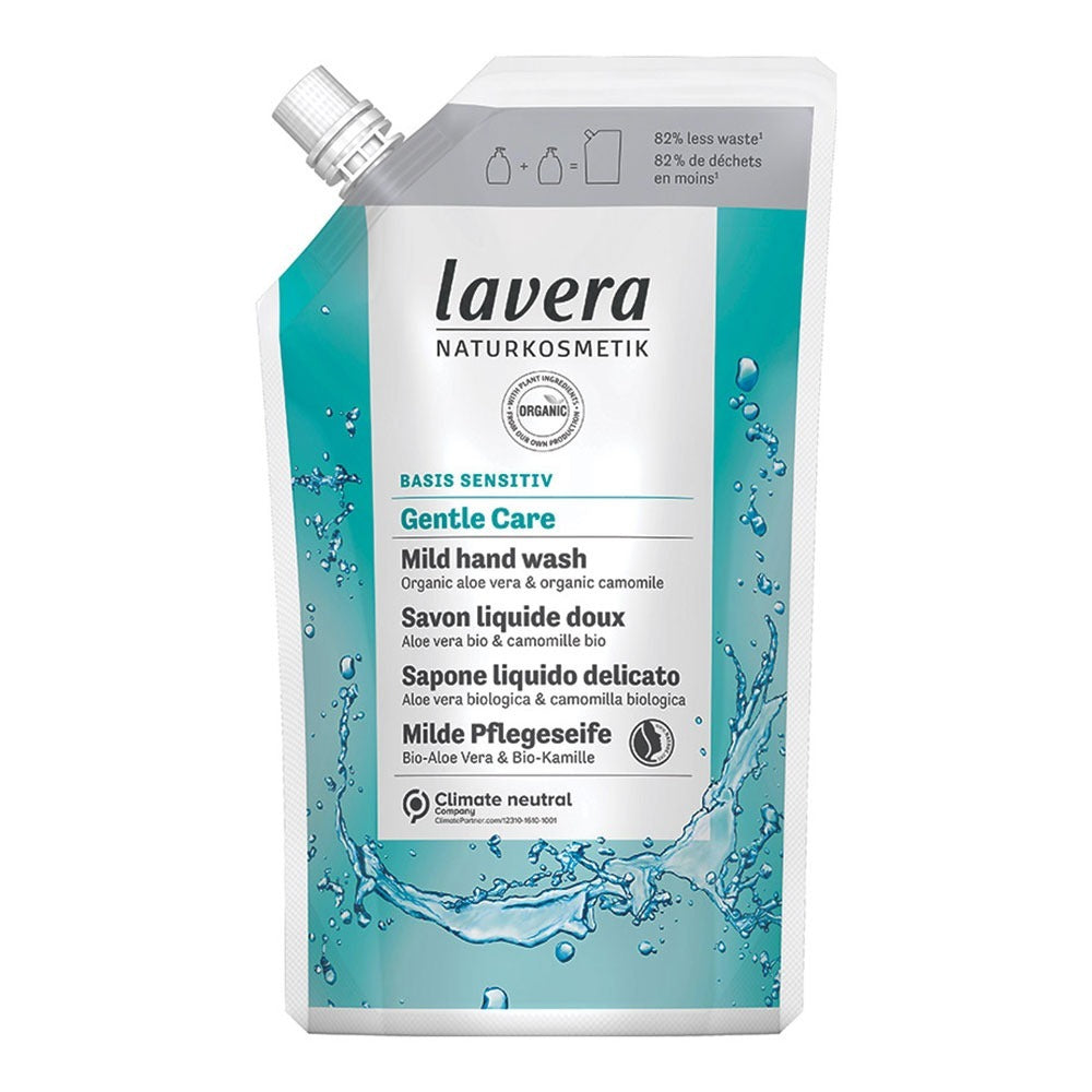 Lavera Basis Sensitiv Gentle Care Mild Hand Wash Refill Pouch 500 mL - Easy Pharmacy LLC