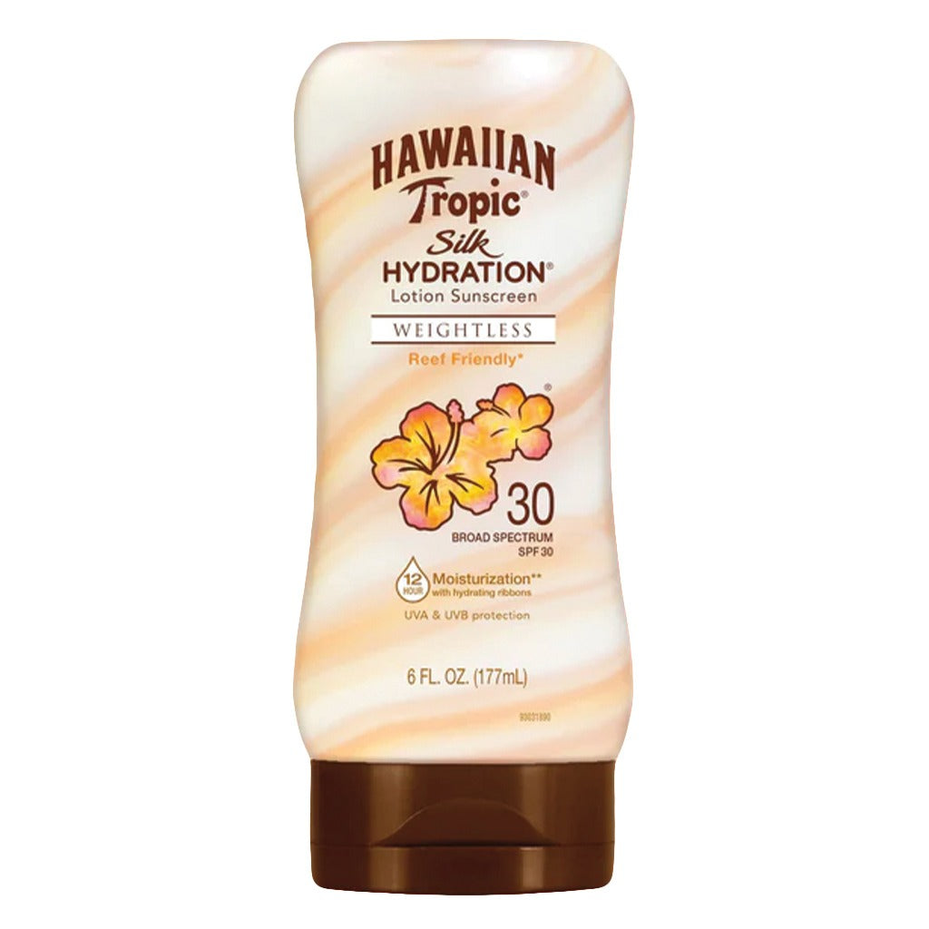 Hawaiian Tropic Silk Hydration Weightless Sunscreen Lotion SPF 30, 177 mL - Easy Pharmacy LLC