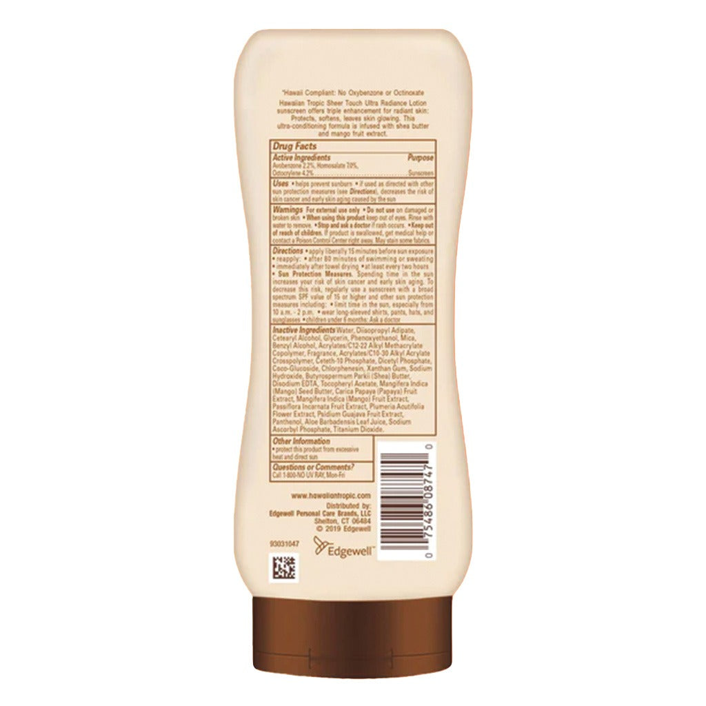 Hawaiian Tropic Sheer Touch Ultra Radiance Sunscreen Lotion SPF 30, 236 mL - Easy Pharmacy LLC