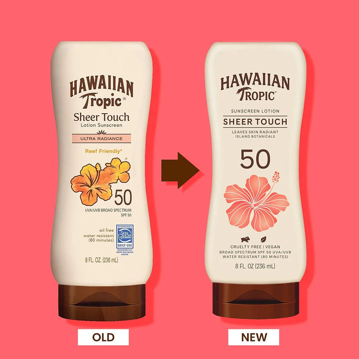 Hawaiian Tropic Sheer Touch Ultra Radiance Sunscreen Lotion SPF 50, 236 mL - Easy Pharmacy LLC