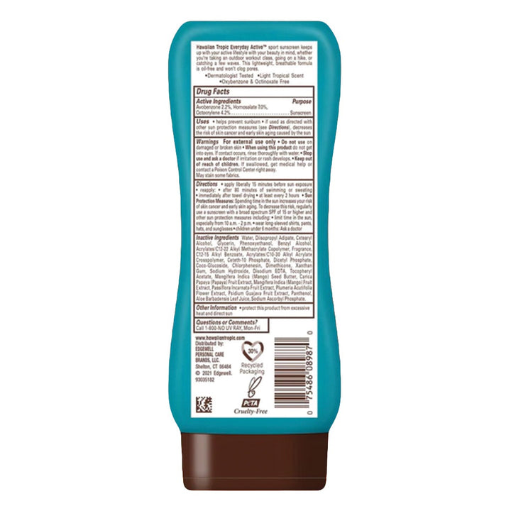 Hawaiian Tropic Everyday Active Sport Sunscreen Lotion SPF 30, 236 mL - Easy Pharmacy LLC