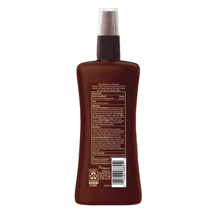 Hawaiian Tropic Island Tanning Dry Oil Pump Spray SPF 6, 236 mL - Easy Pharmacy LLC