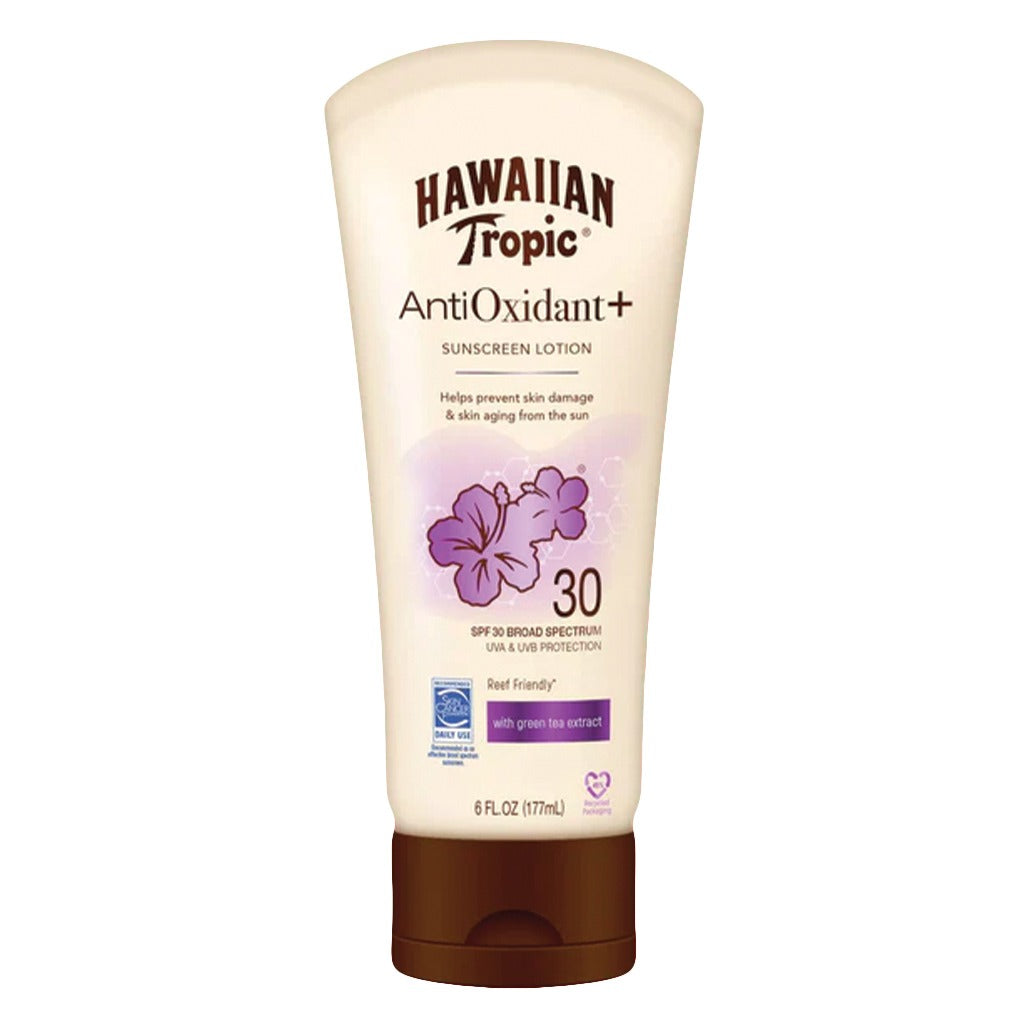 Hawaiian Tropic AntiOxidant+ Sunscreen Lotion SPF 30, 177 mL - Easy Pharmacy LLC