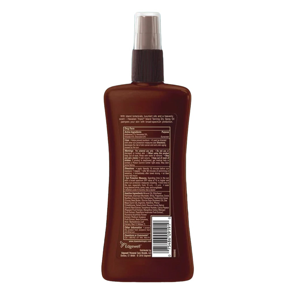 Hawaiian Tropic Island Tanning Dry Spray Oil SPF 25, 236 mL - Easy Pharmacy LLC