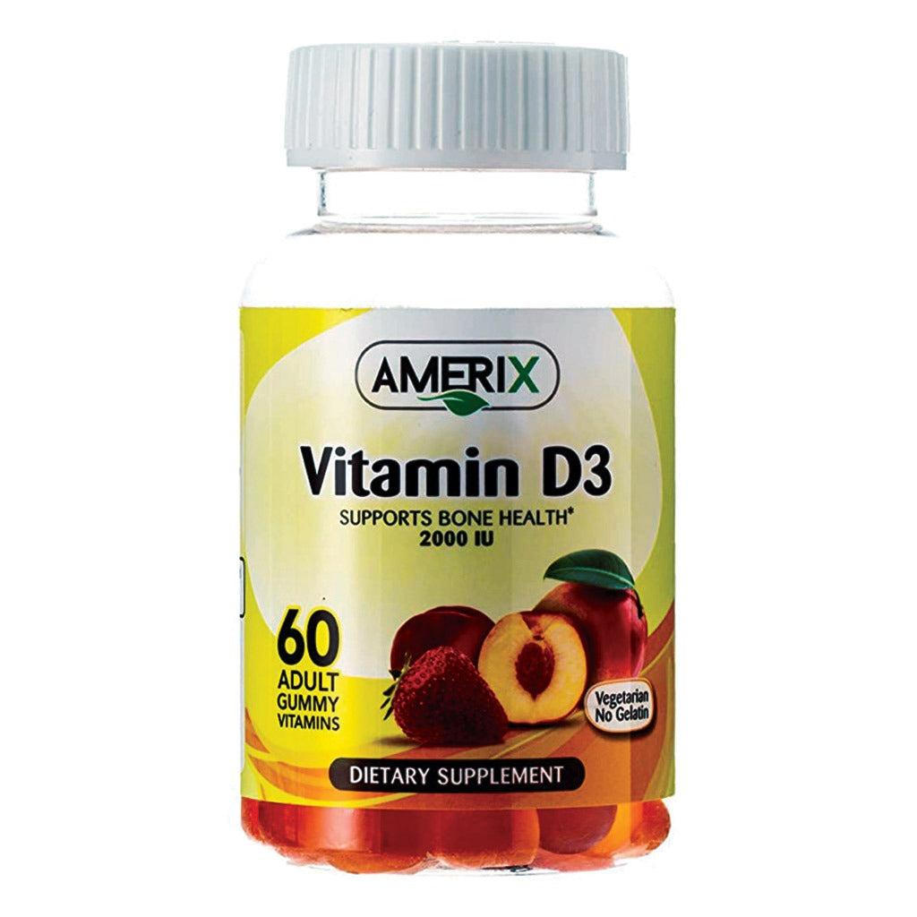Amerix Vitamin D3 2000 IU Adult Chewable Gummies 60's - Easy Pharmacy LLC