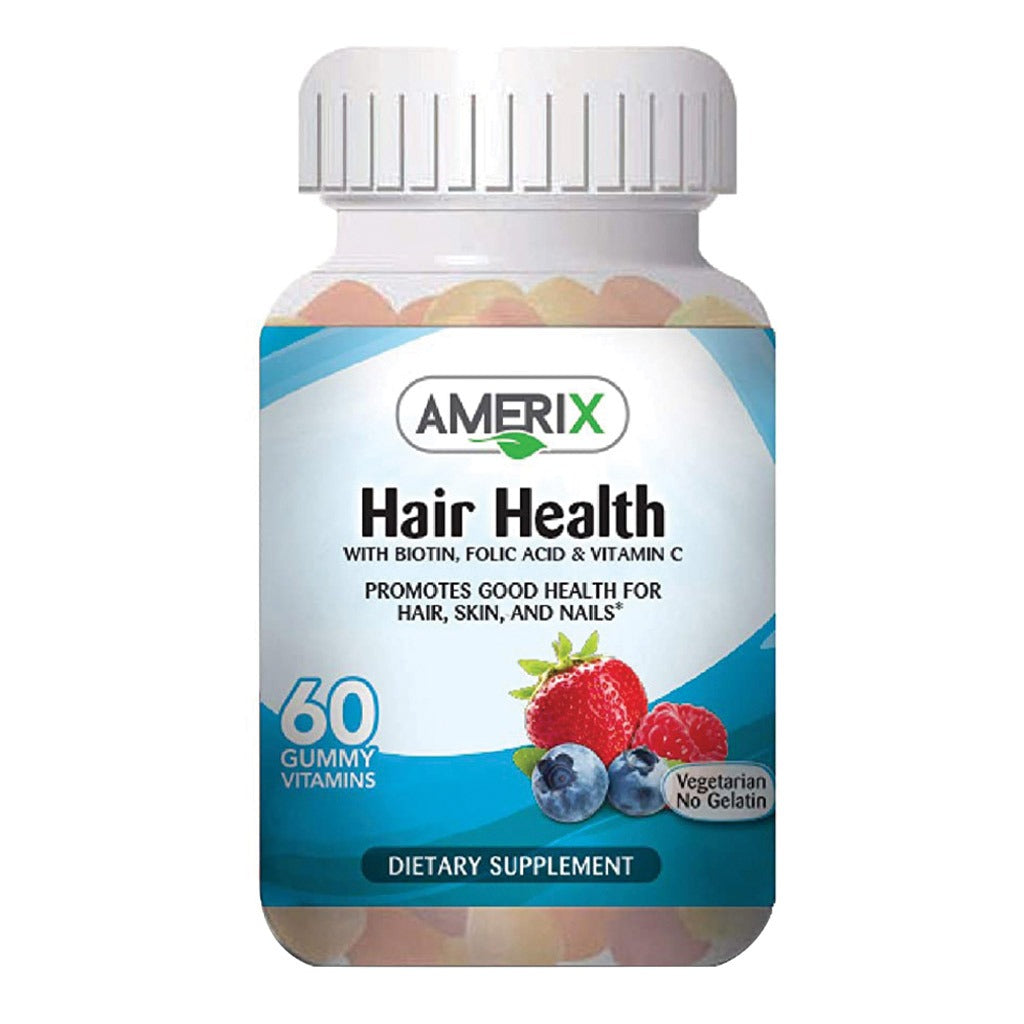 Amerix Hair Health Chewable Gummies 60's - Easy Pharmacy LLC