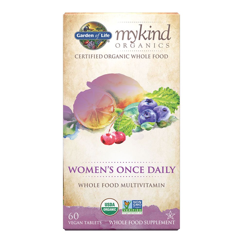 Garden Of Life MyKind Organics Once Daily Women's Multivitamin Supplement Tablets, Pack of 60's - Easy Pharmacy LLC