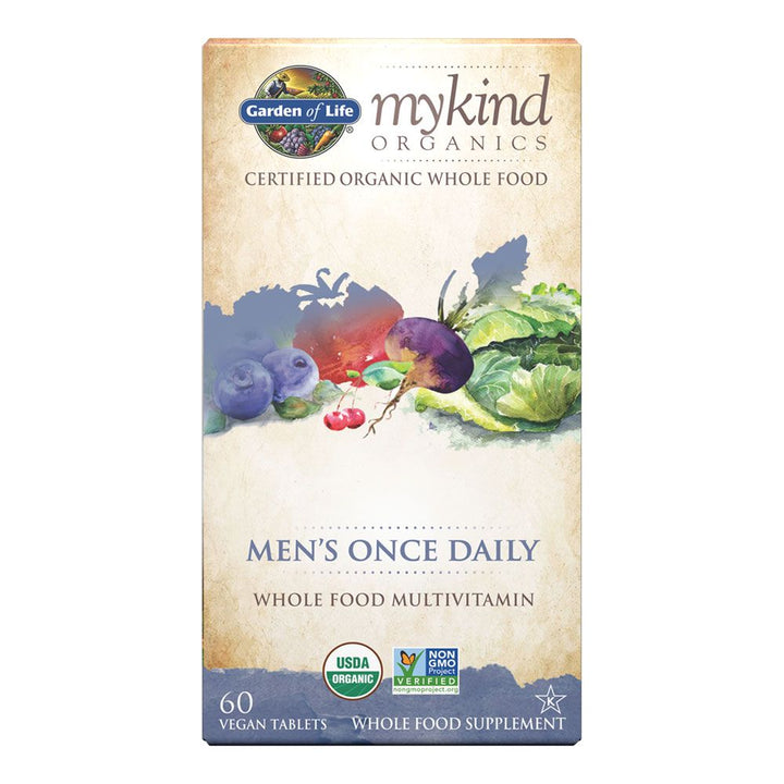 Garden Of Life MyKind Organics Once Daily Men's Multivitamin Supplement Tablets, Pack of 60's - Easy Pharmacy LLC