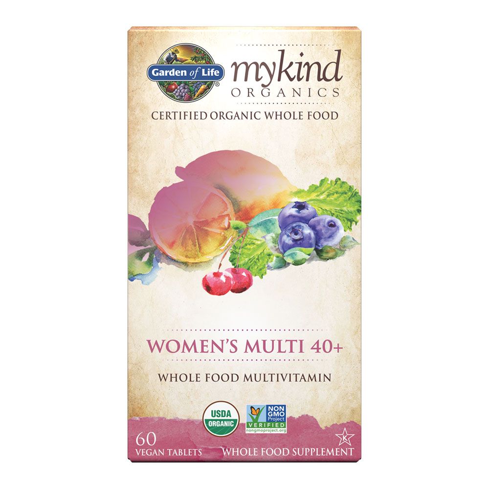 Garden Of Life MyKind Organics Once Daily 40+ Women's Multivitamin Supplement Tablets, Pack of 60's - Easy Pharmacy LLC