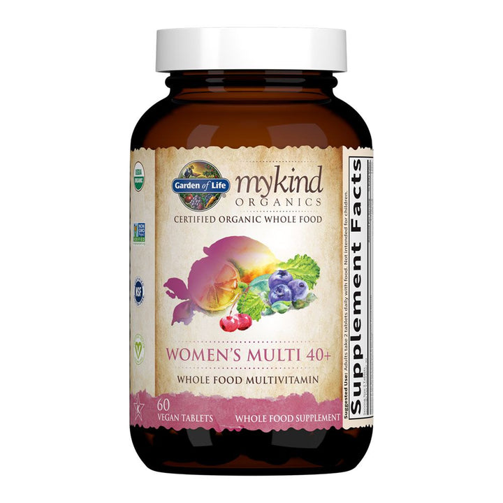 Garden Of Life MyKind Organics Once Daily 40+ Women's Multivitamin Supplement Tablets, Pack of 60's - Easy Pharmacy LLC