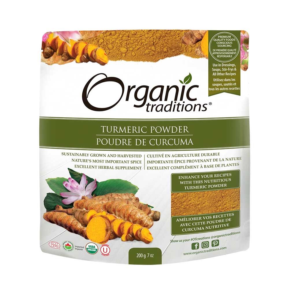 Organic Traditions Turmeric Powder 200 g - Easy Pharmacy LLC