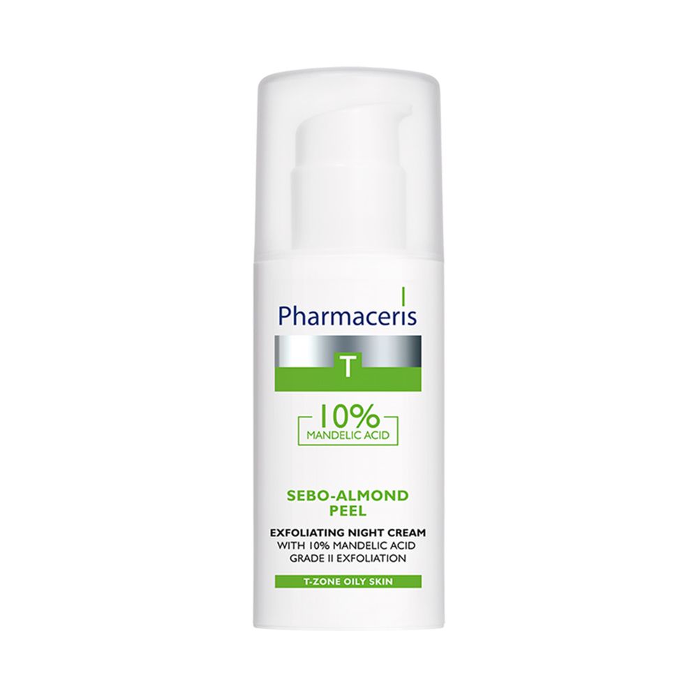 Pharmaceris T Sebo-Almond Peel 10% Exfoliating Night Cream 50 mL - Easy Pharmacy LLC