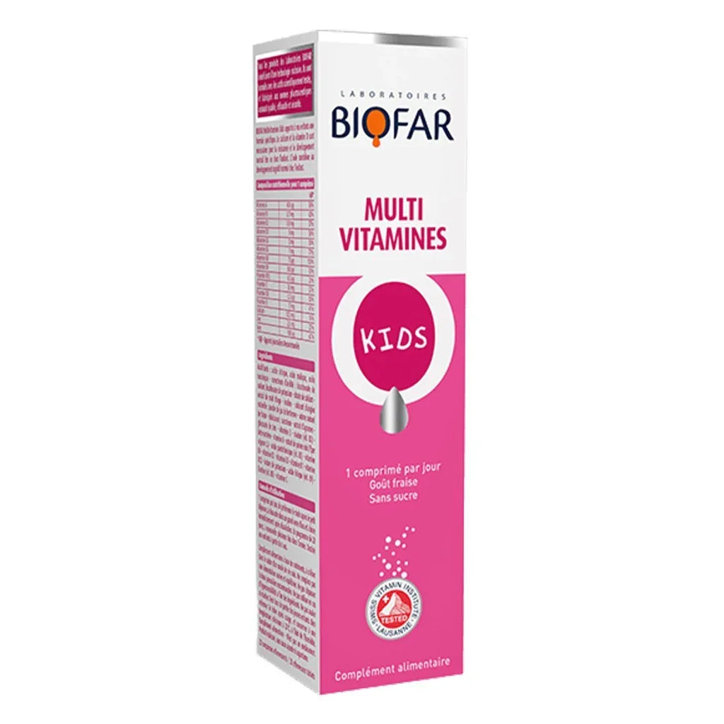 Biofar Kids Multivitamin Effervescent Tablets 20's - Easy Pharmacy LLC