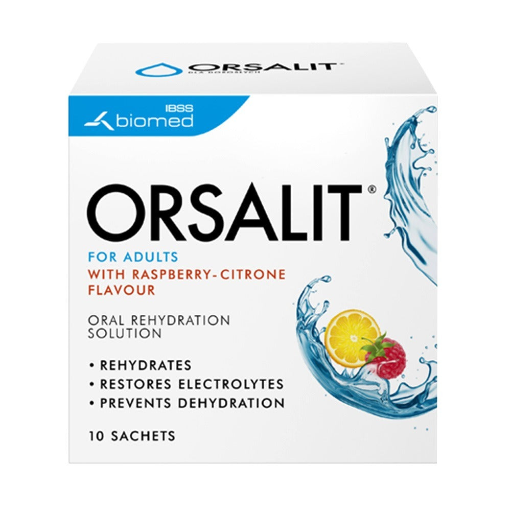 Orsalit For Adults Oral Rehydration Solution Powder Sachet 10's - Easy Pharmacy LLC