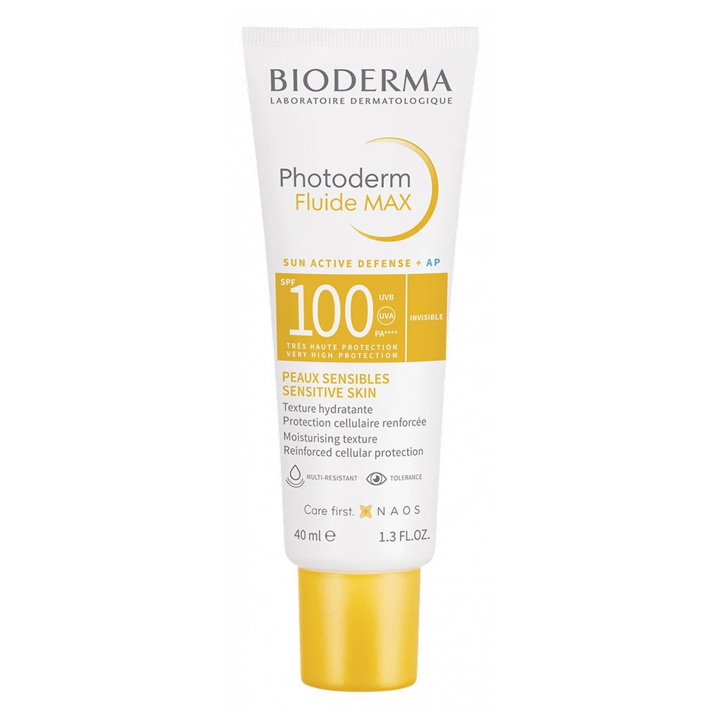 Bioderma Photoderm Fluide MAX SPF100 Sunscreen Cream - Invisible, 40ml - Easy Pharmacy LLC