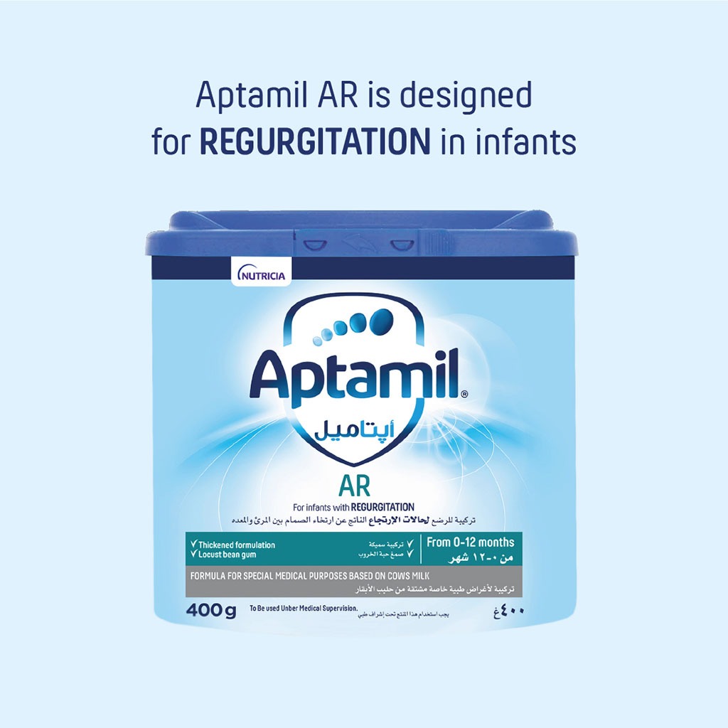 Aptamil AR Anti Regurgitation Infant Milk Formula For 0 To 12 Months 400g - Easy Pharmacy LLC