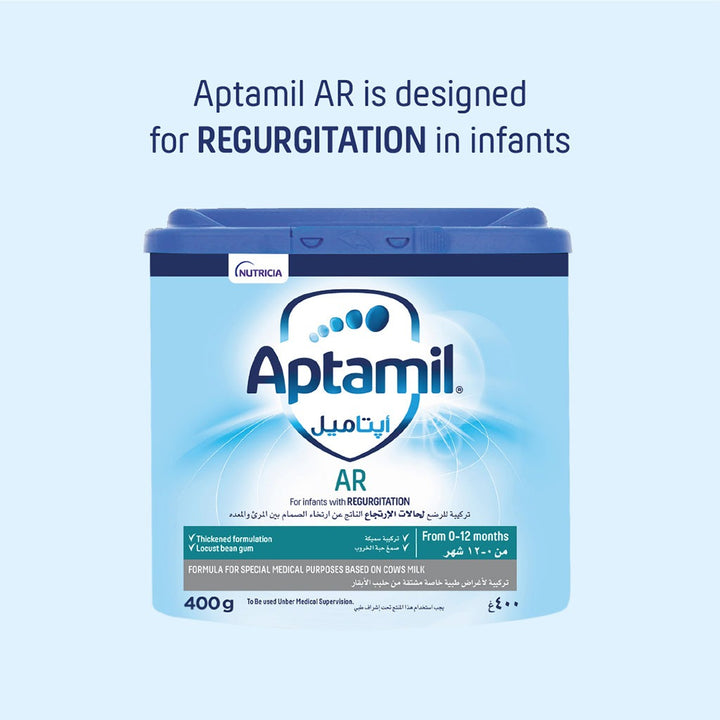 Aptamil AR Anti Regurgitation Infant Milk Formula For 0 To 12 Months 400g - Easy Pharmacy LLC