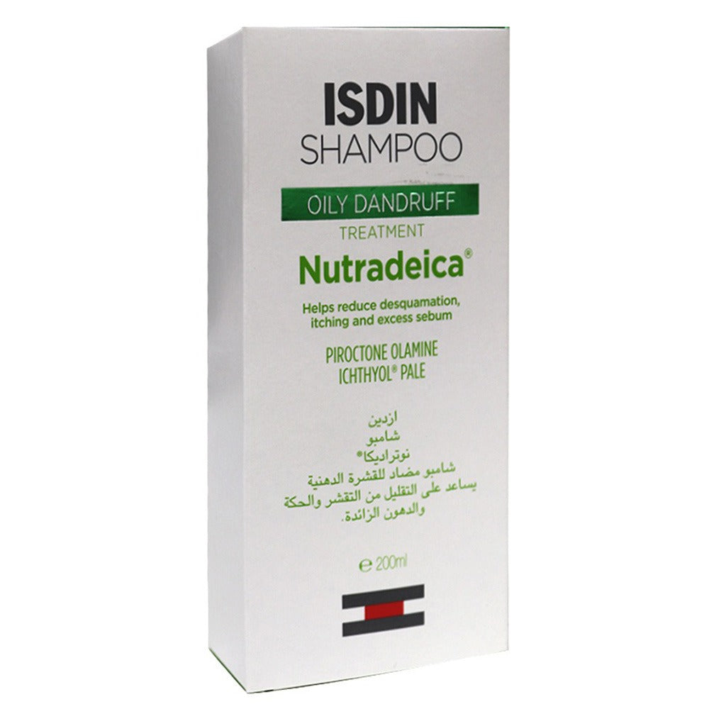 Isdin Nutradeica Oily Anti-Dandruff Treatment Shampoo 200 mL - Easy Pharmacy LLC