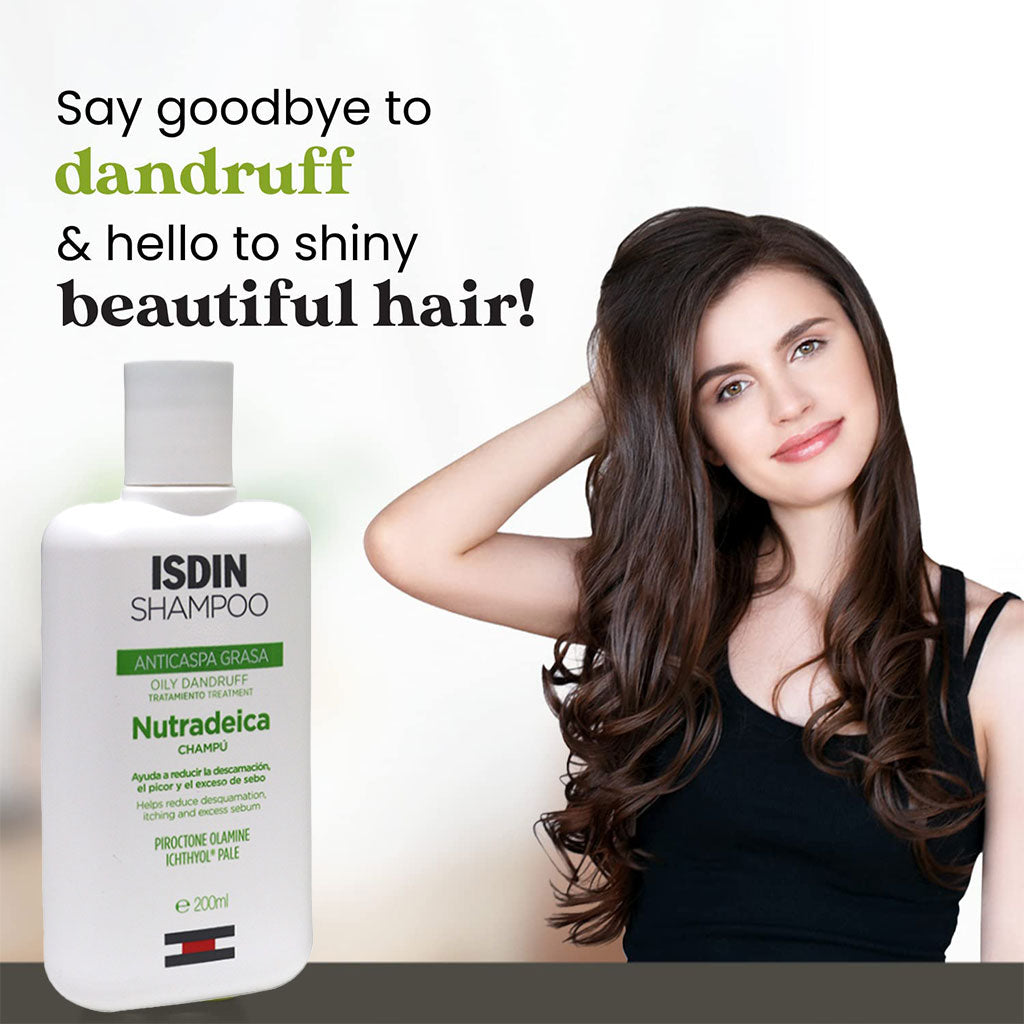 Isdin Nutradeica Oily Anti-Dandruff Treatment Shampoo 200 mL - Easy Pharmacy LLC