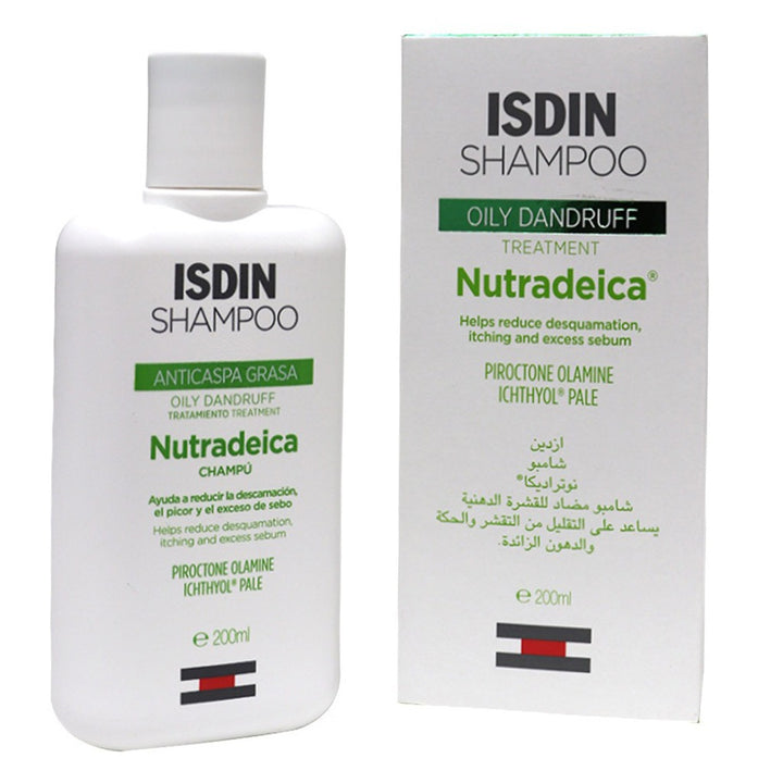 Isdin Nutradeica Oily Anti-Dandruff Treatment Shampoo 200 mL - Easy Pharmacy LLC