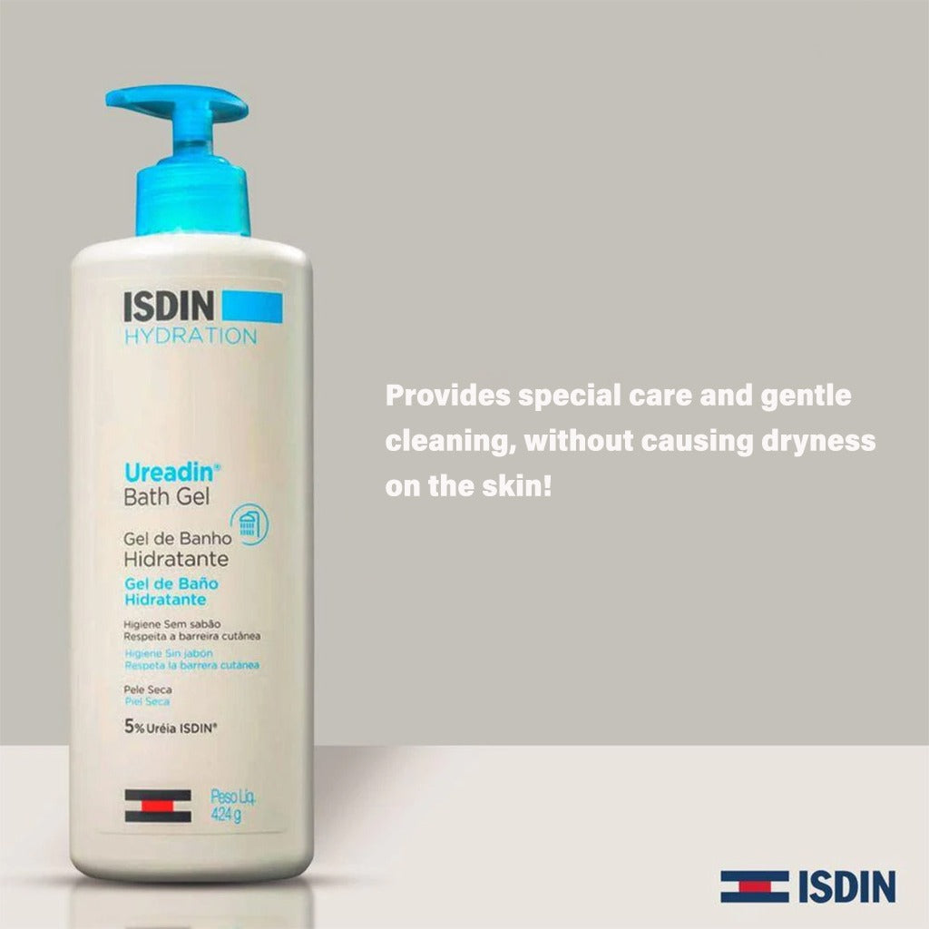 Isdin Ureadin Hydrating Bath Gel 400 mL - Easy Pharmacy LLC
