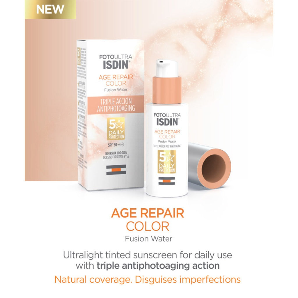 Isdin FotoUltra Age Repair Color SPF50 Fusion Water 50 mL - Easy Pharmacy LLC
