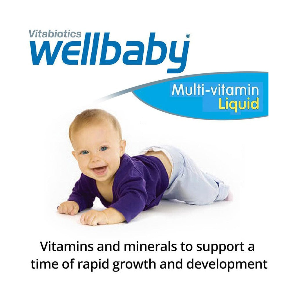Vitabiotics WellBaby® Multivitamin & Multimineral Drops For 4 to 12 Months Baby 30ml - Easy Pharmacy LLC