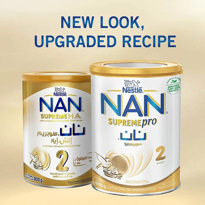 Nestle NAN Supreme Pro Stage 2 Infant Milk Formula For 6 To 12 Months 800g