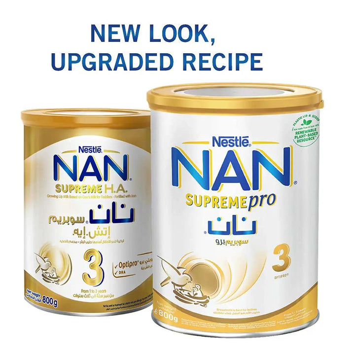 Nestle NAN Supreme Pro Stage 3 Toddlers Milk Formula For 1 To 3 Years 800g