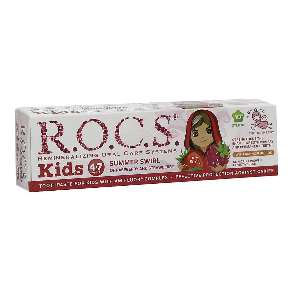 R.O.C.S. Kids 4-7 Summer Swirl Toothpaste 35 mL - Easy Pharmacy LLC