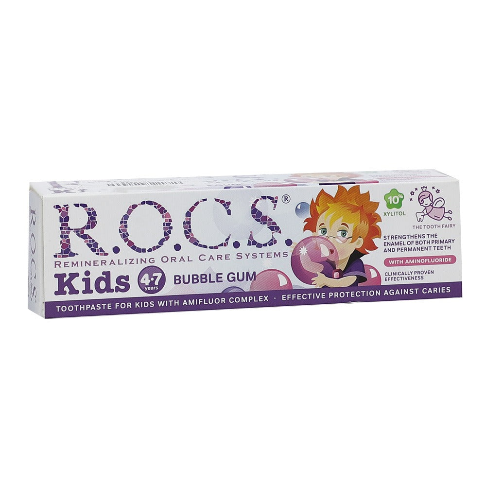 R.O.C.S. Kids 4-7 Bubble Gum Toothpaste 35 mL - Easy Pharmacy LLC