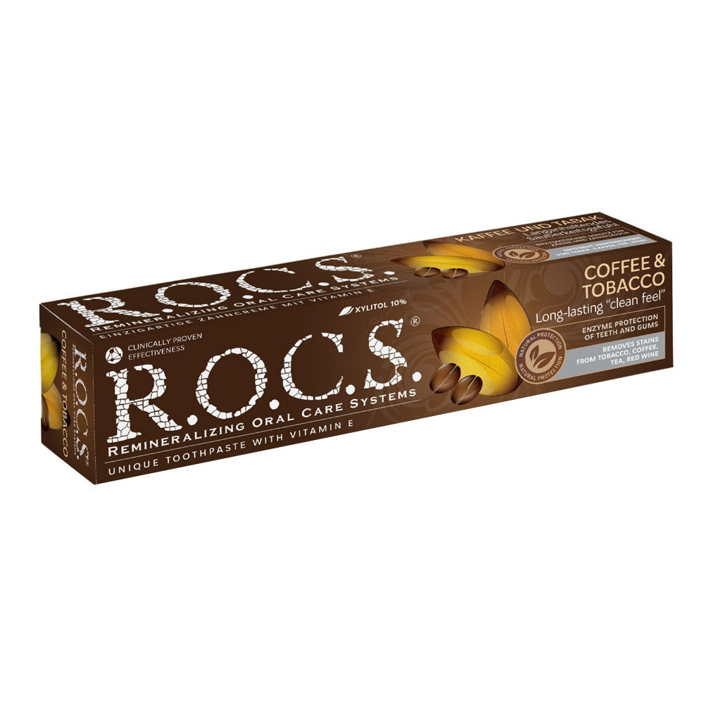 R.O.C.S. Coffee & Tobacco Toothpaste 60 mL - Easy Pharmacy LLC