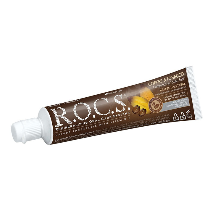 R.O.C.S. Coffee & Tobacco Toothpaste 60 mL - Easy Pharmacy LLC