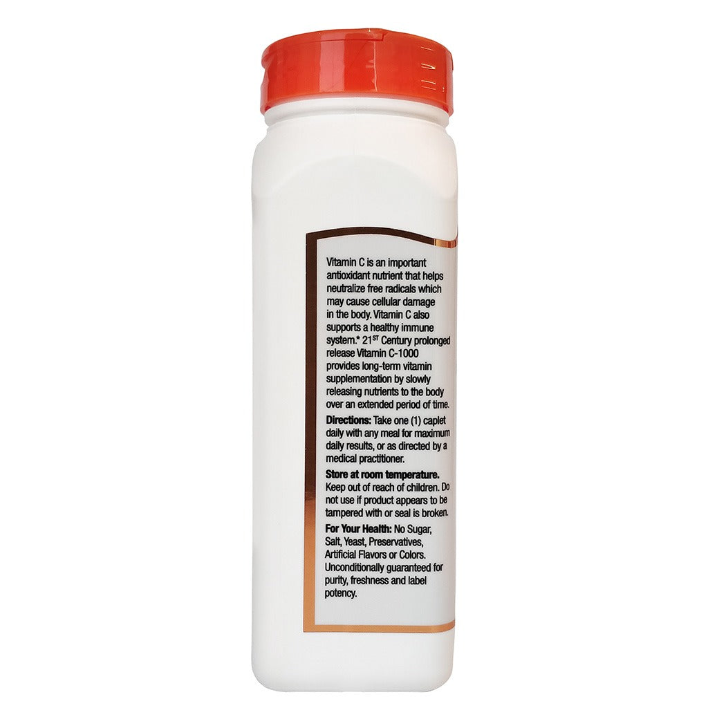 21st Century Vitamin C 1000mg Prolonged Release Tablets For Antioxidant & Immunity Support, Pack of 110's - Easy Pharmacy LLC