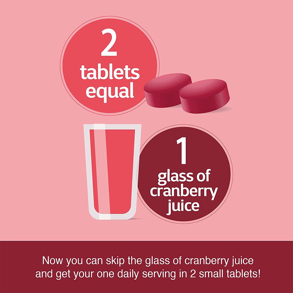 21st Century Cranberry Plus Probiotic Tablets For Urinary Tract Support, Pack of 60's - Easy Pharmacy LLC