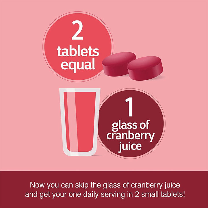 21st Century Cranberry Plus Probiotic Tablets For Urinary Tract Support, Pack of 60's - Easy Pharmacy LLC
