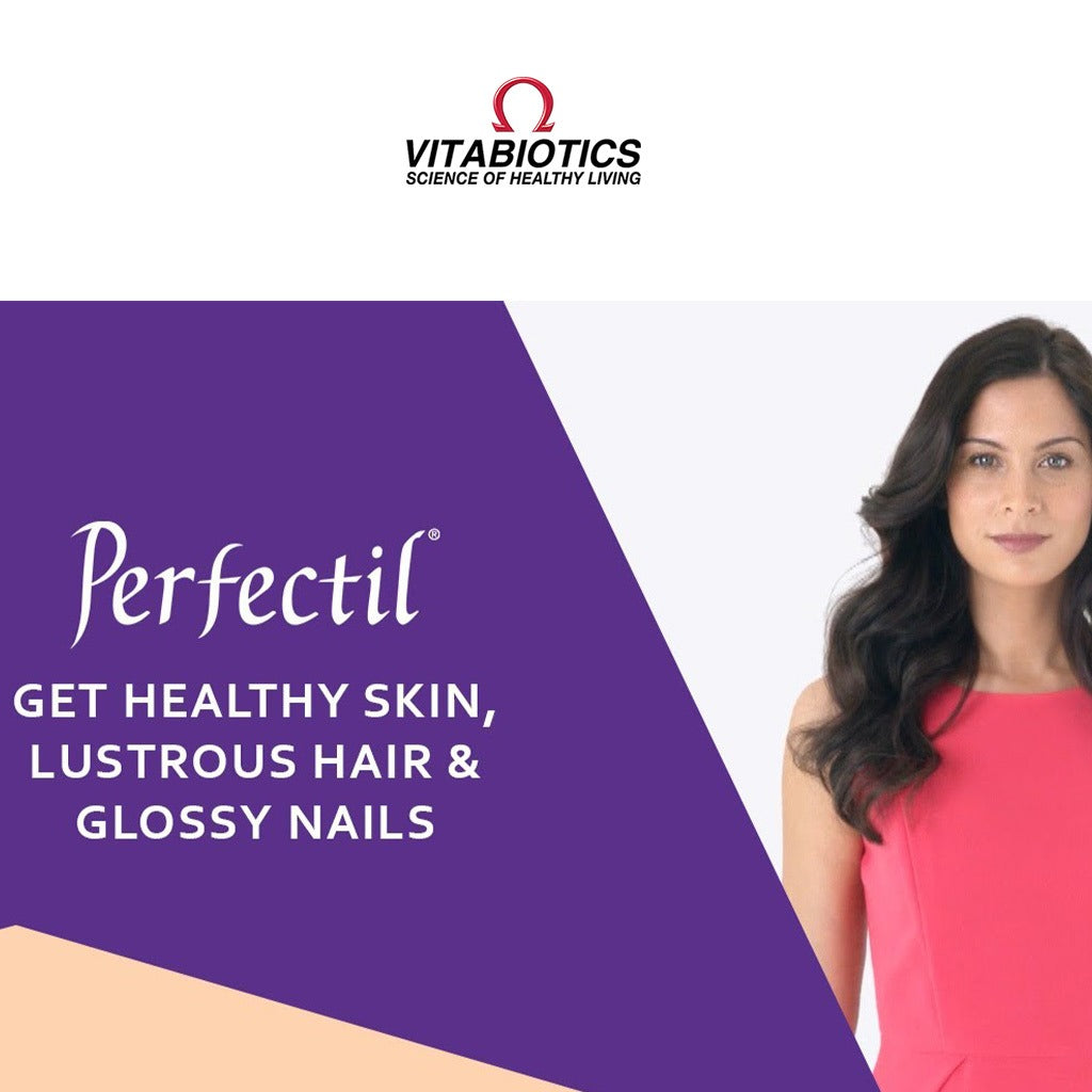 Vitabiotics Perfectil Original Triple Active Tablets With Biotin, Zinc & Selenium For Skin, Hair & Nails, Pack of 90's - Easy Pharmacy LLC