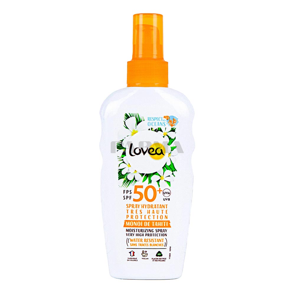 Lovea Monoi de Tahiti SPF50+ Very High Protection Moisturizing Spray 150 mL - Easy Pharmacy LLC