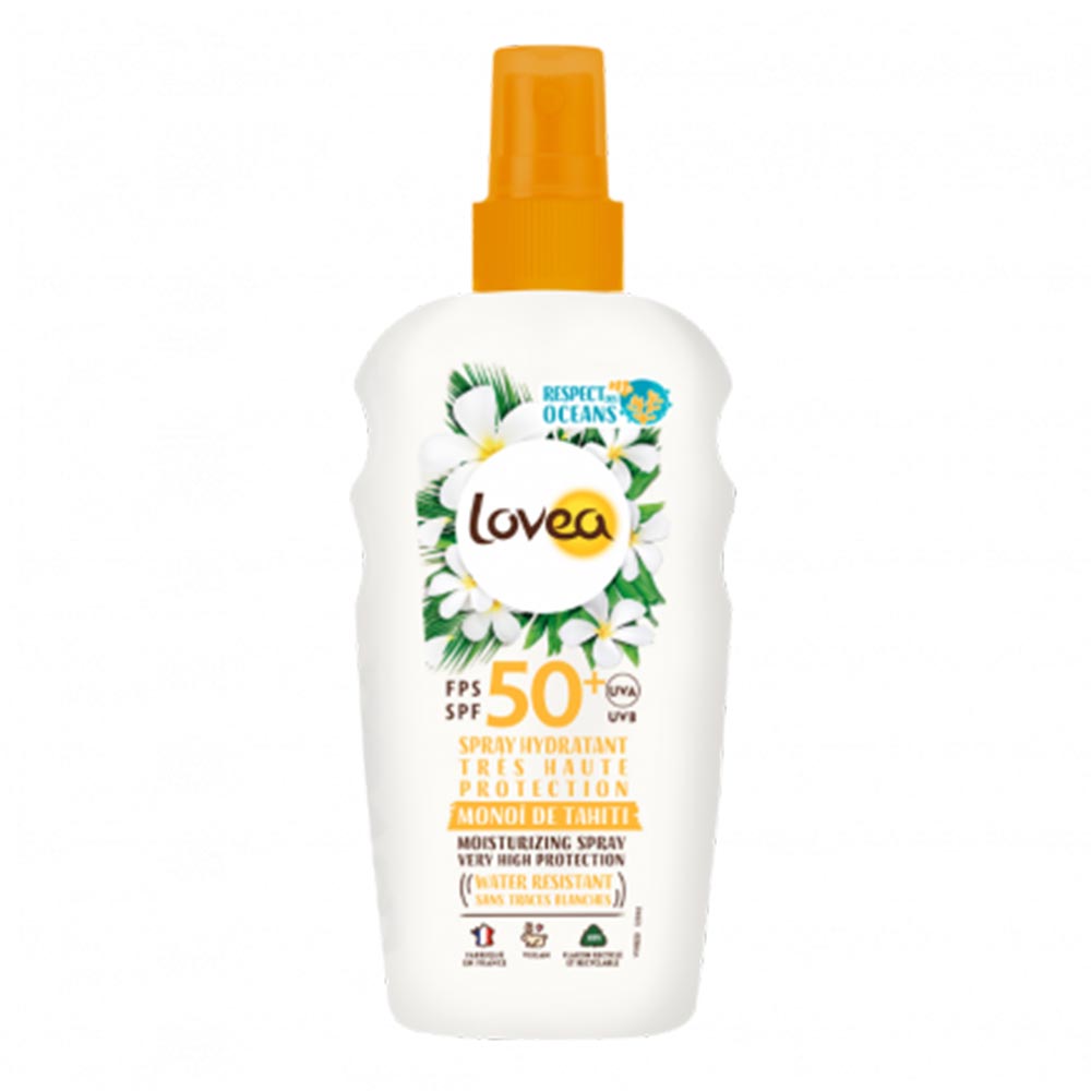 Lovea Monoi de Tahiti SPF50+ Very High Protection Moisturizing Spray 150 mL - Easy Pharmacy LLC