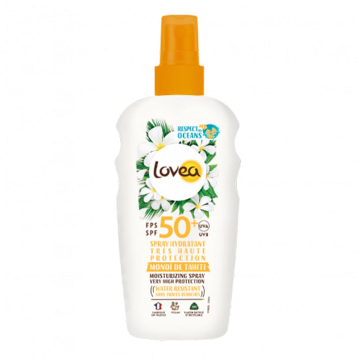 Lovea Monoi de Tahiti SPF50+ Very High Protection Moisturizing Spray 150 mL - Easy Pharmacy LLC