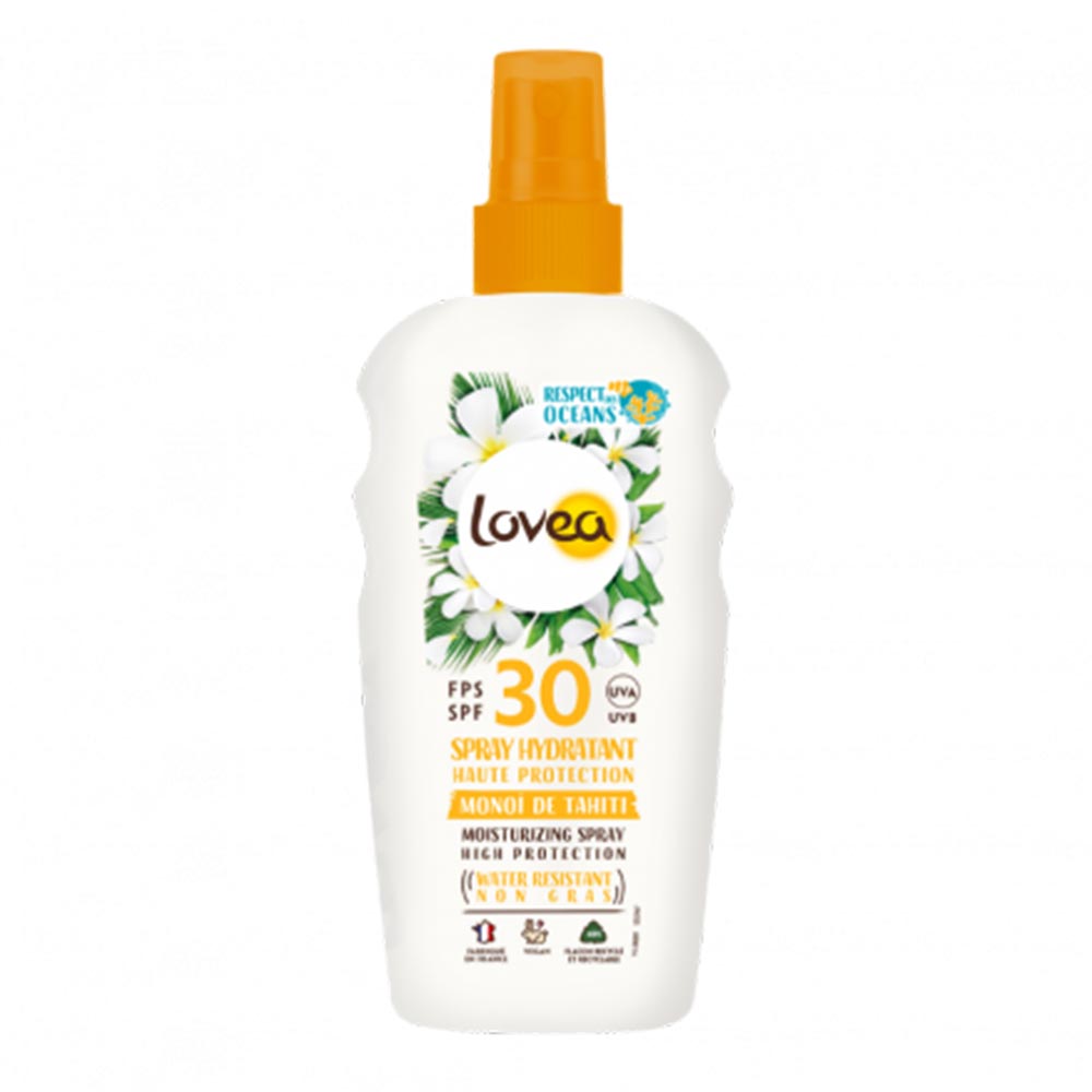 Lovea Monoi de Tahiti SPF 30 High Protection Moisturizing Spray 150 mL - Easy Pharmacy LLC