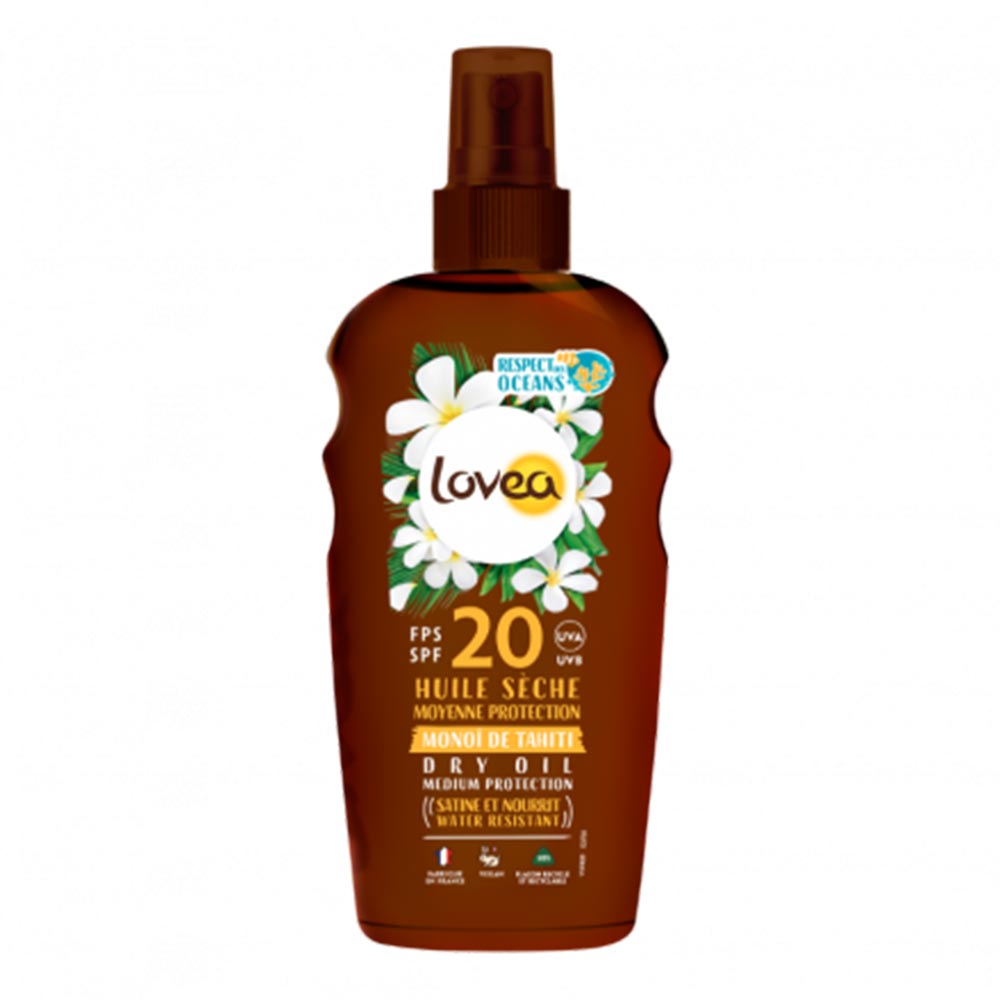 Lovea Monoi de Tahiti SPF 20 Medium Protection Dry Oil 150 mL - Easy Pharmacy LLC