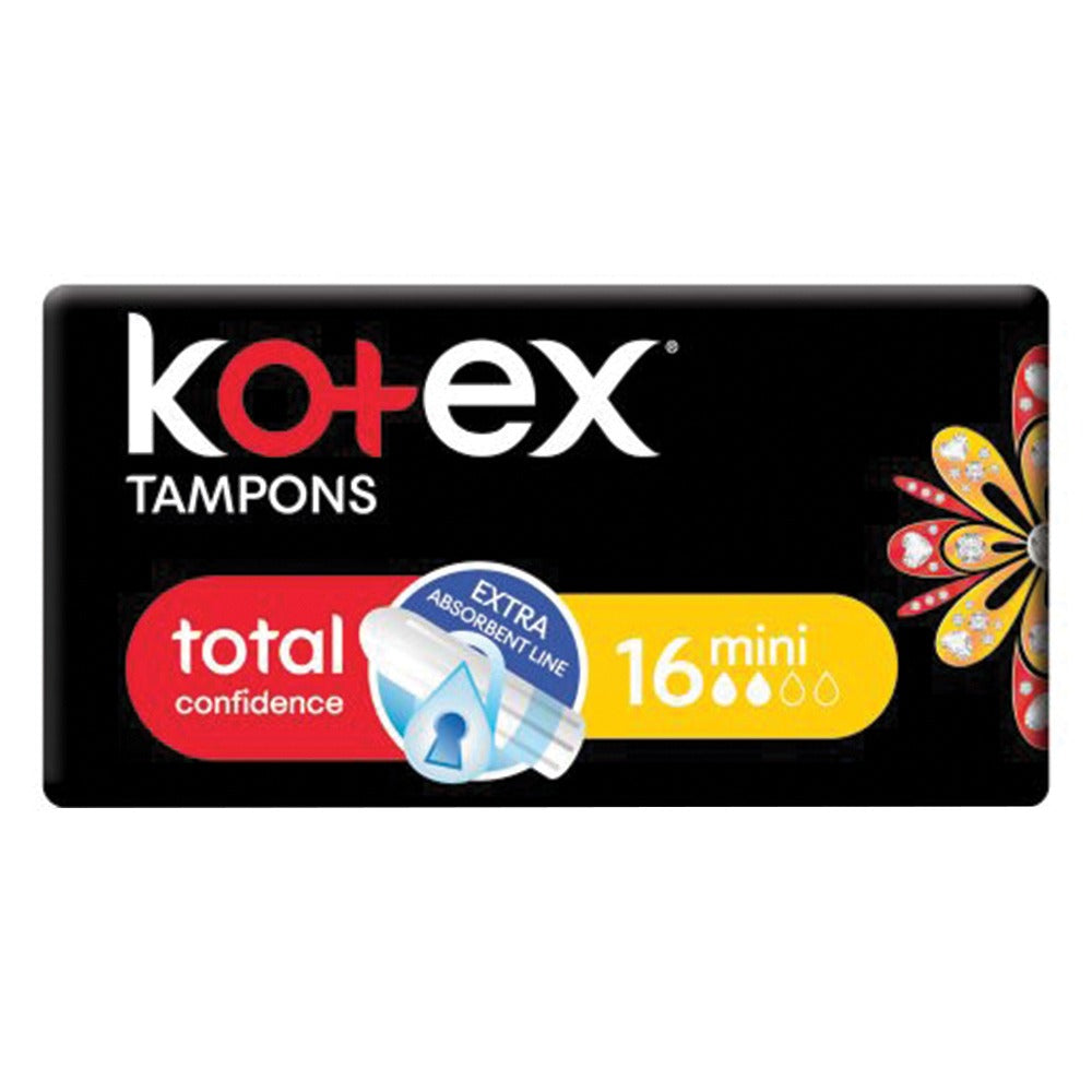 Kotex Total Confidence Tampons Mini 16's - Easy Pharmacy LLC