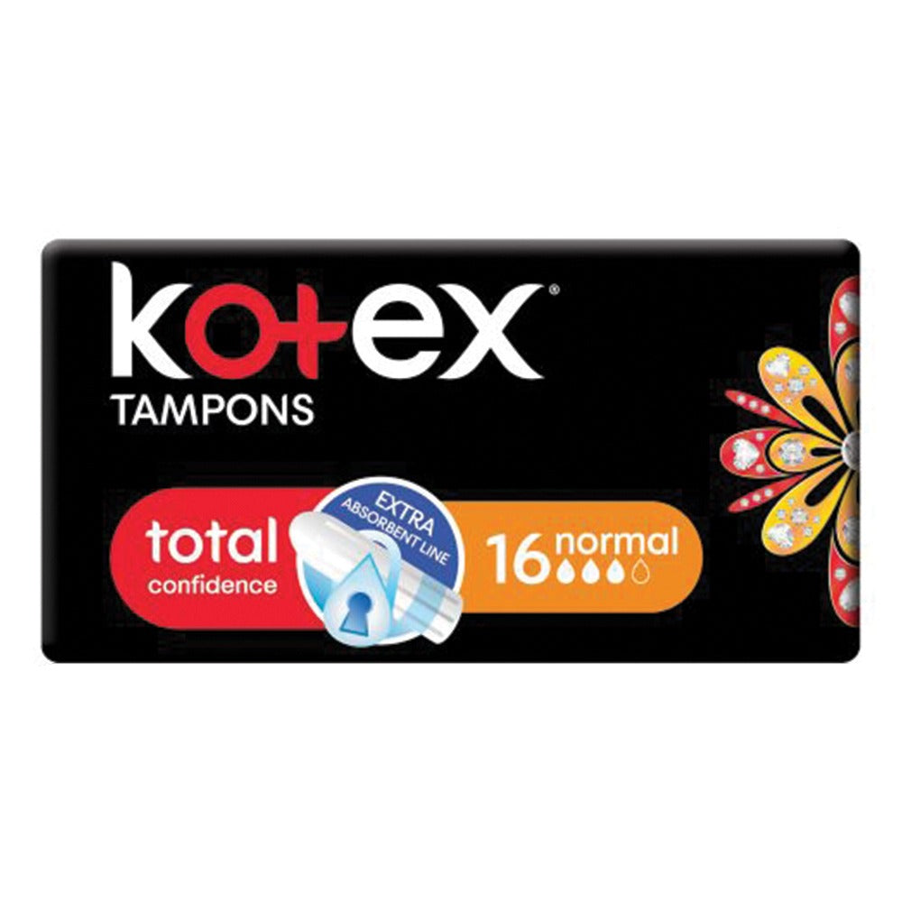 Kotex Total Confidence Tampons Normal 16's - Easy Pharmacy LLC
