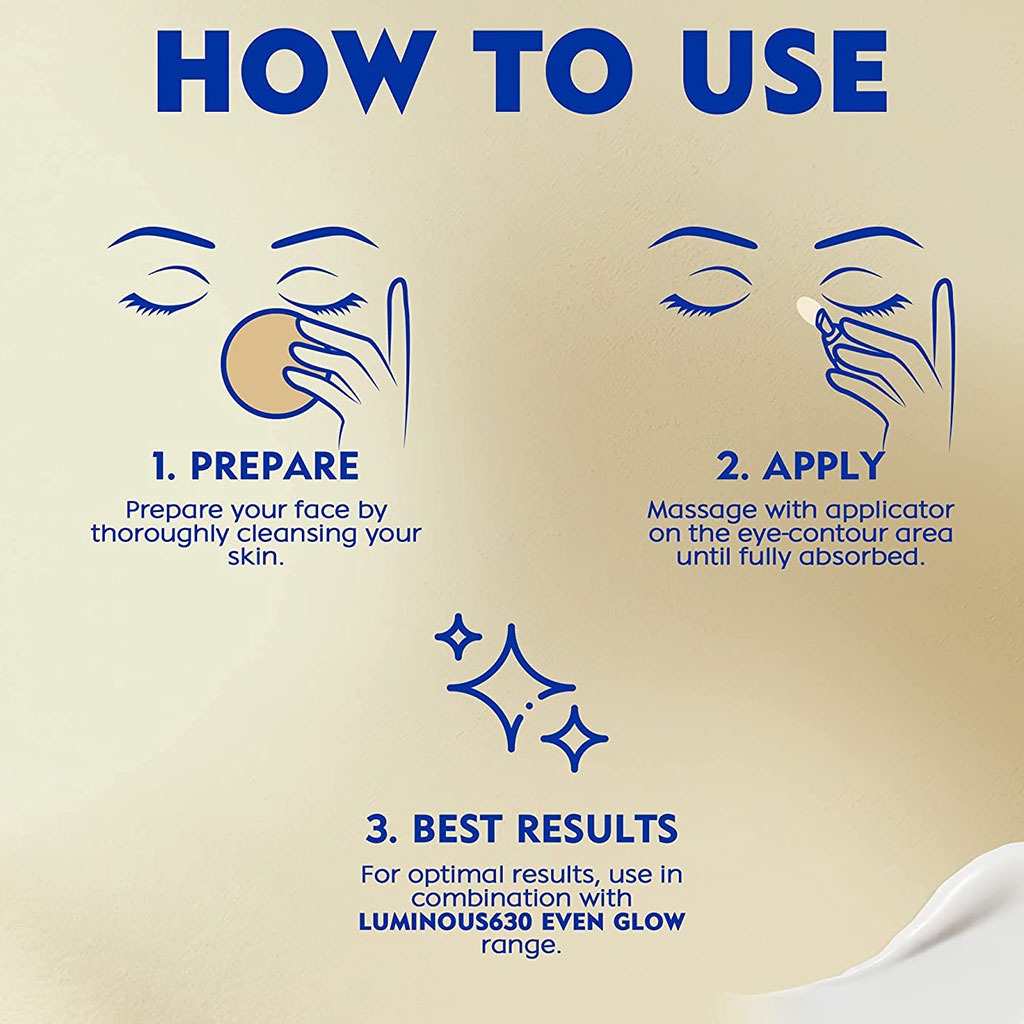 Nivea Luminous630 Even Glow Eye Serum 15 mL - Easy Pharmacy LLC