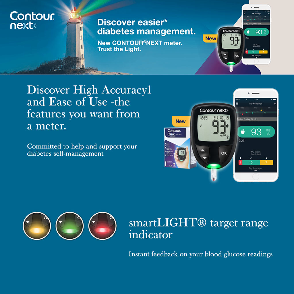 Ascensia Contour Next Blood Glucose Monitoring System PROMO - Easy Pharmacy LLC