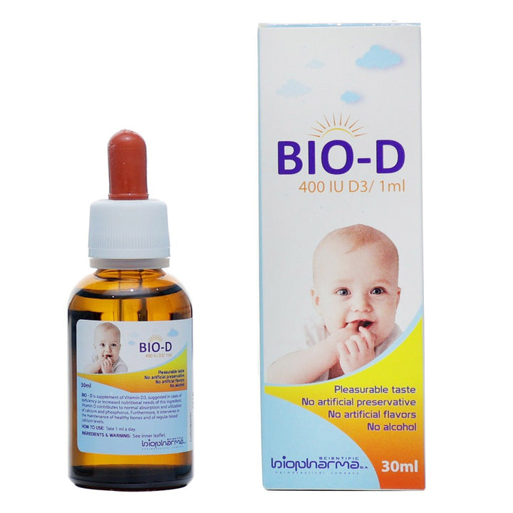 Bio-D Vitamin D3 400 IU/mL Oral Drops 30 mL - Easy Pharmacy LLC