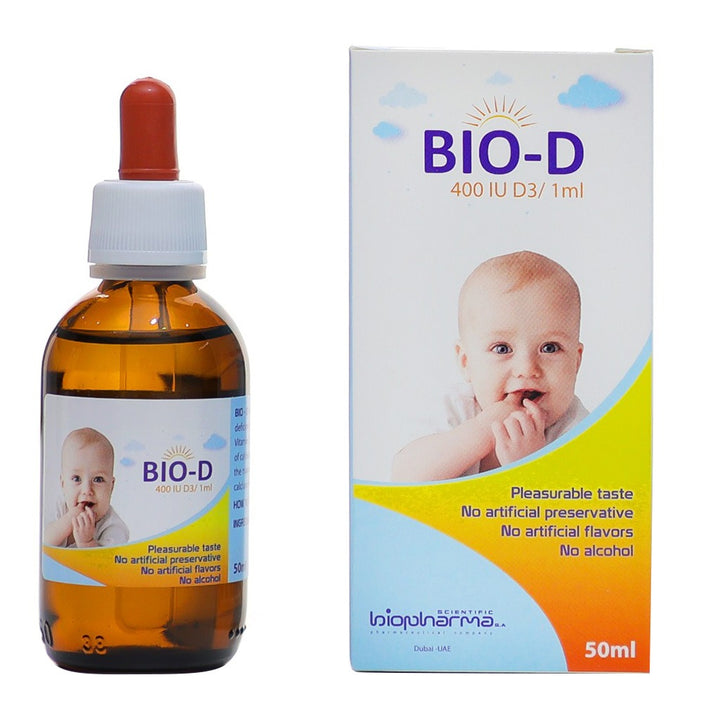 Bio-D Vitamin D3 400 IU/mL Oral Drops 50 mL - Easy Pharmacy LLC