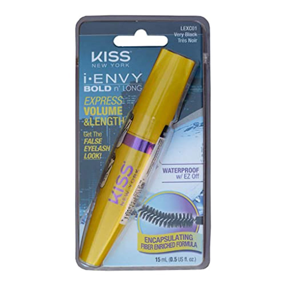 Kiss I.Envy Bold N' Long Express Mascara Very Black 15 mL LEXC01 - Easy Pharmacy LLC
