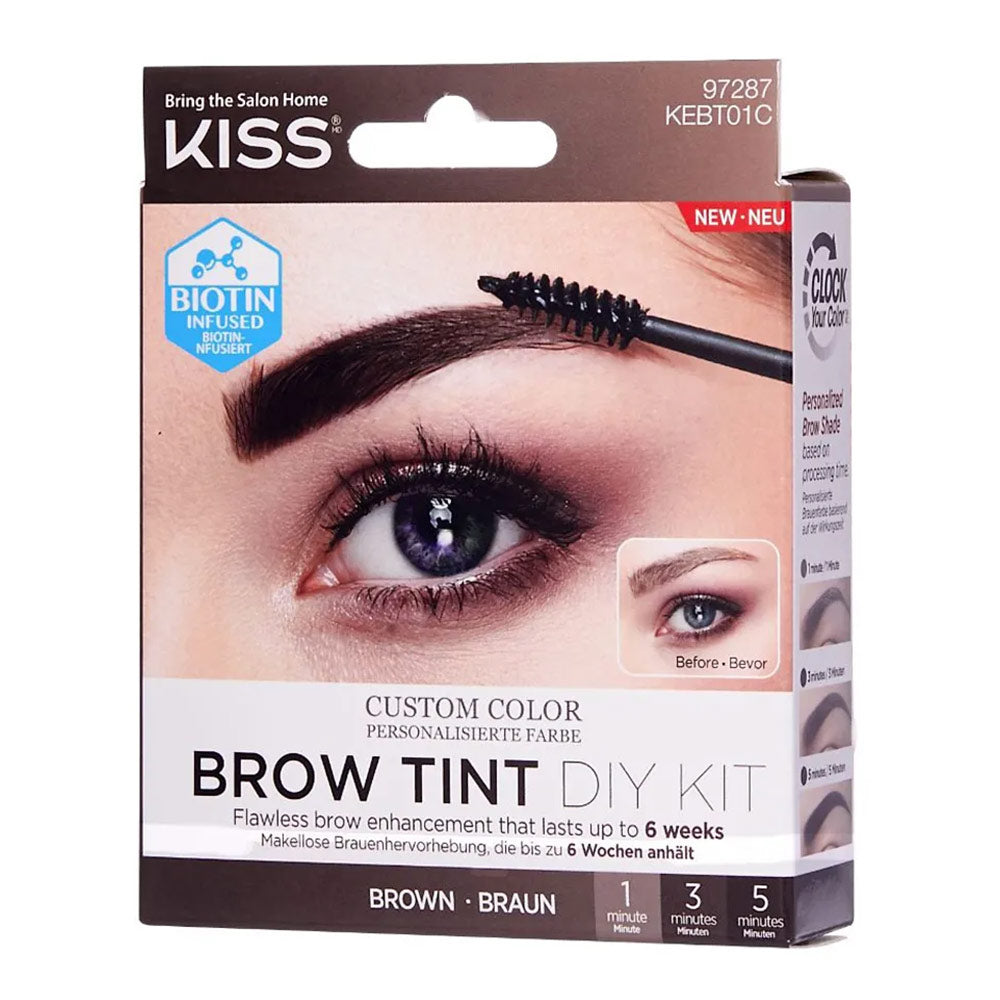 Kiss Brow Tint DIY Kit Brown KEBT01C - Easy Pharmacy LLC